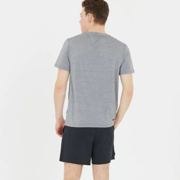 Endurance Running Tops & T-shirts^Abdon Melange Short Sleeve Tee Grey