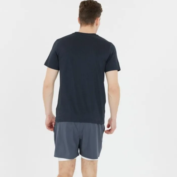 Endurance Running Tops & T-shirts^Abdon Melange Short Sleeve Tee Black