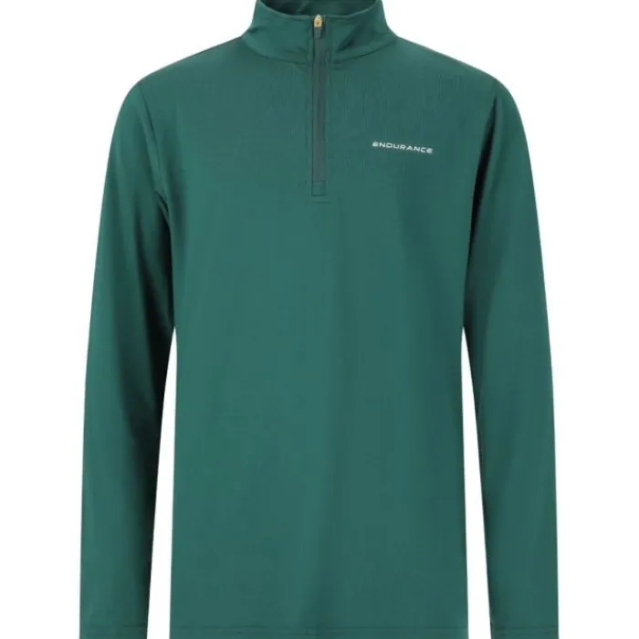Endurance Long Sleeve Running Tops^Ailan Midlayer Green