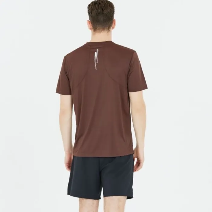 Endurance Running Tops & T-shirts^Alan Short Sleeve Tee Brown