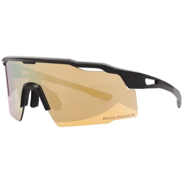 Endurance Sports Sunglasses^Alberto Half-Frame Sports Glass Black