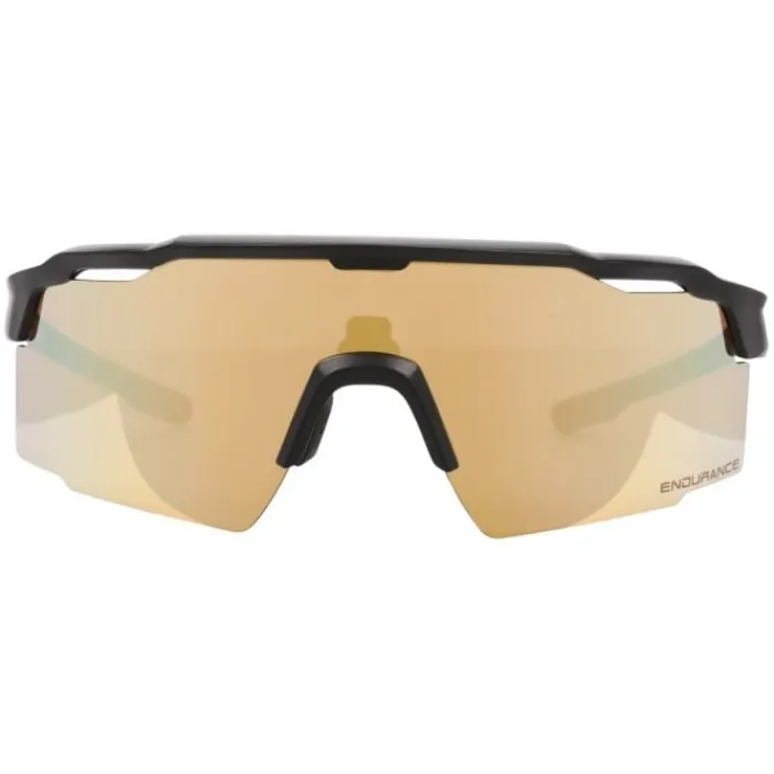 Endurance Sports Sunglasses^Alberto Half-Frame Sports Glass Black