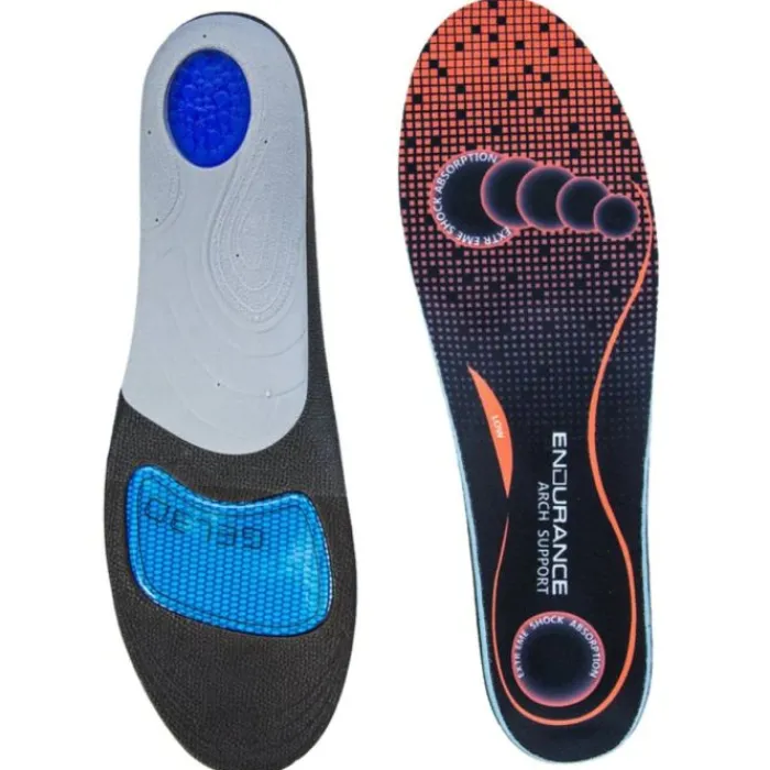 Endurance Shoe Insoles^Arch Support Low Soles Black