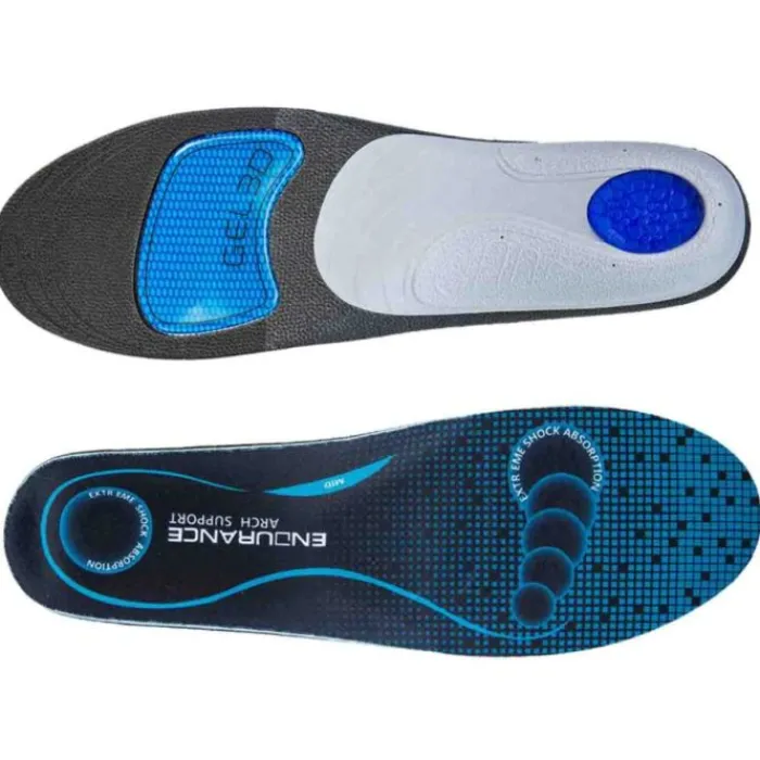 Endurance Shoe Insoles^Arch Support Medium Soles Black
