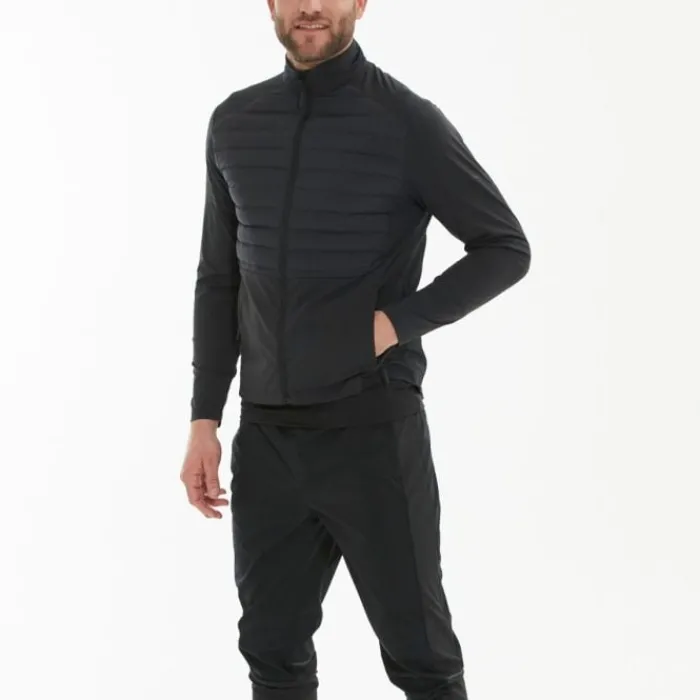 Endurance Running Jackets^Benst Hybrid Jacket - Primaloft Black