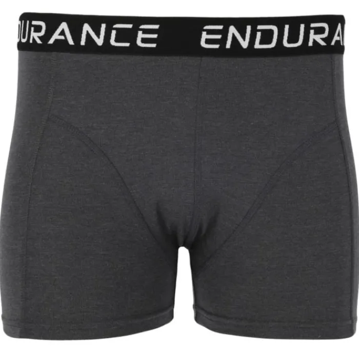 Endurance Running Underwear^Burke Boxer - 3 Pack Grey