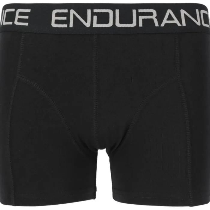 Endurance Running Underwear^Burke Boxer Shorts 4-Pack Black