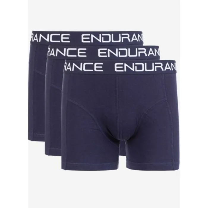 Endurance Running Underwear^Burke Boxershorts 3-Pack Blue