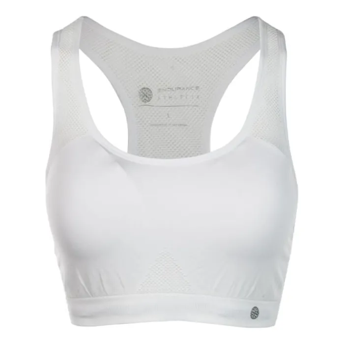 Endurance Sports Bras^George West Bra White