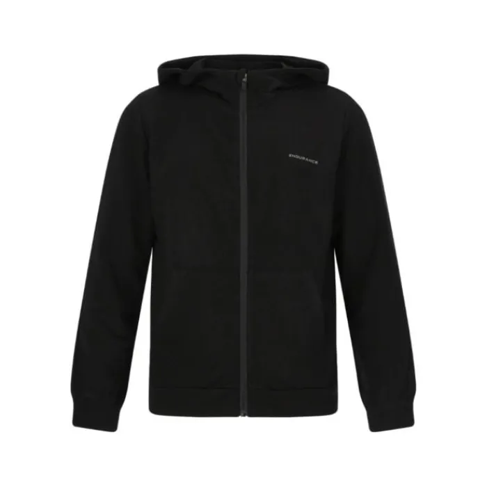Endurance Long Sleeve Running Tops^Grovent Full Zip Hoody Black