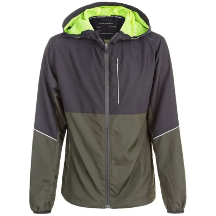 Endurance Running Jackets^Lassie Running Jacket W/Hood Black
