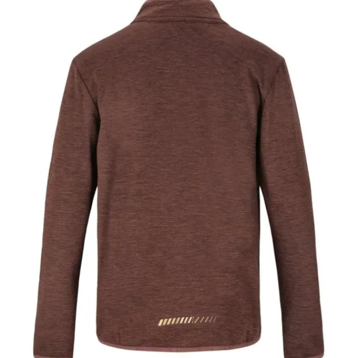 Endurance Long Sleeve Running Tops^Ledger Waffle Midlayer Brown