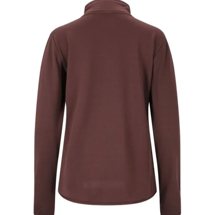 Endurance Running Tops & T-shirts^Vironic Waffle Melange Midlayer Red