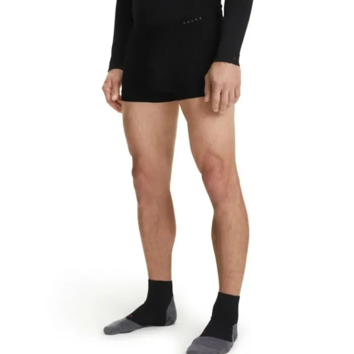 Falke Running Underwear^Wool-Tech Light Boxer Regular Black