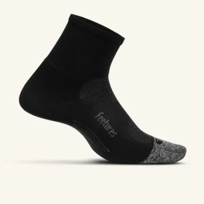 Feetures Socks | Running Socks^Elite Light Cushion Quarter Black