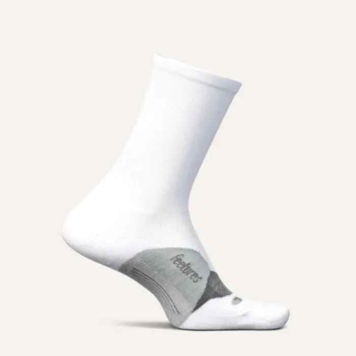 Feetures Socks | Running Socks^Elite Ultra Light Mini Crew White