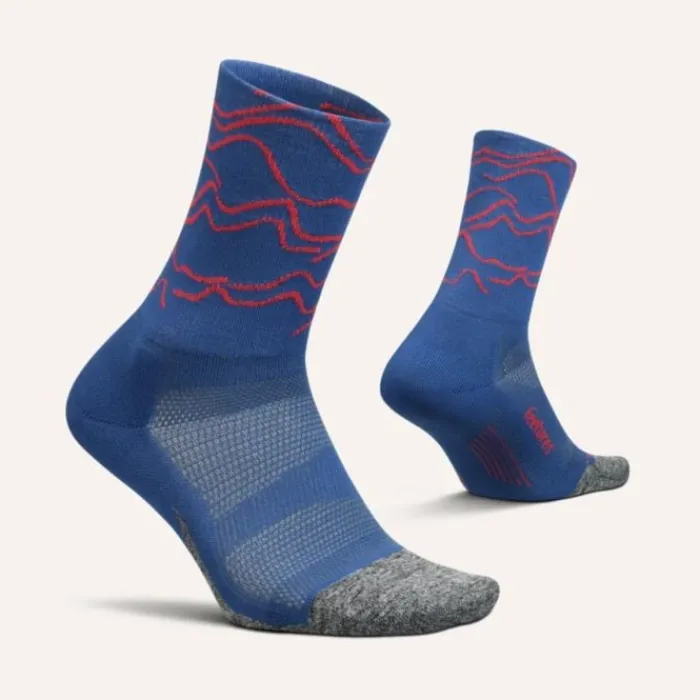 Feetures Socks | Running Socks^Elite Ultra Light Mini Crew Blue