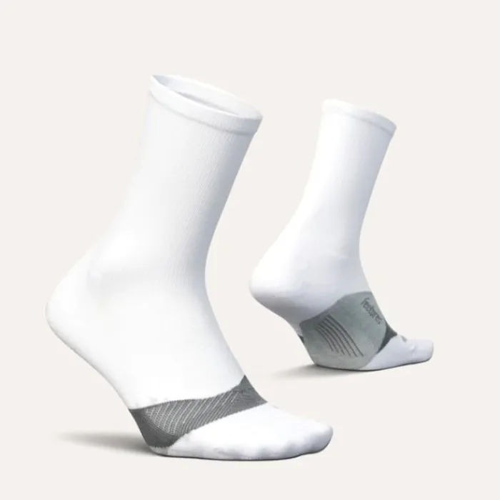 Feetures Socks | Running Socks^Elite Ultra Light Mini Crew White