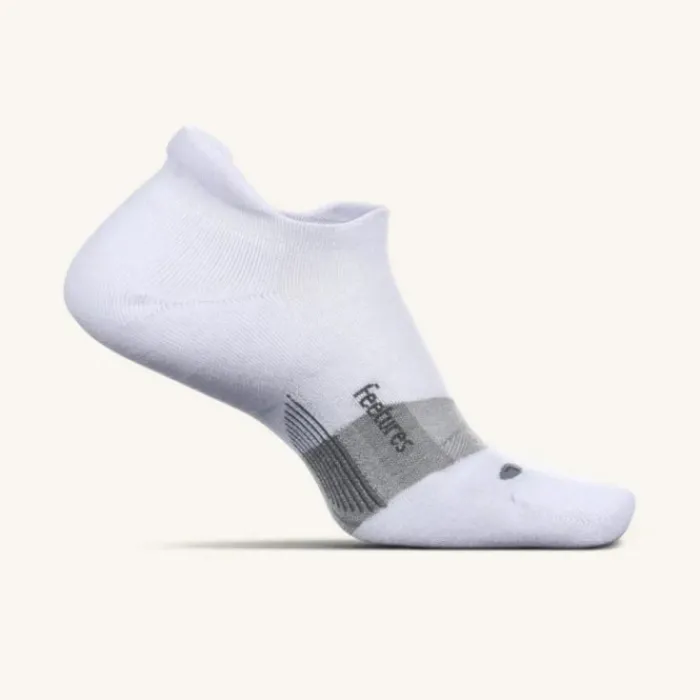 Feetures Socks | Running Socks^Elite Ultra Light No Show White