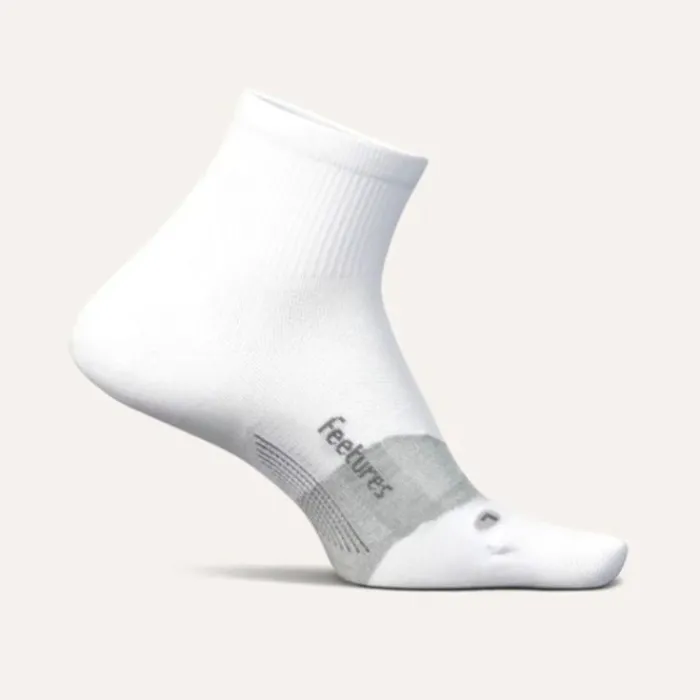 Feetures Socks | Running Socks^Elite Ultra Light Quarter White