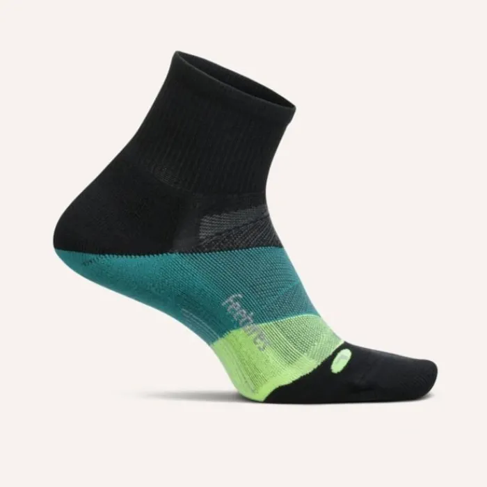 Feetures Socks | Running Socks^Elite Ultra Light Quarter Black