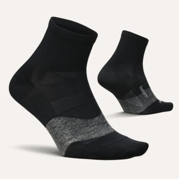 Feetures Socks | Running Socks^Elite Ultra Light Quarter Black