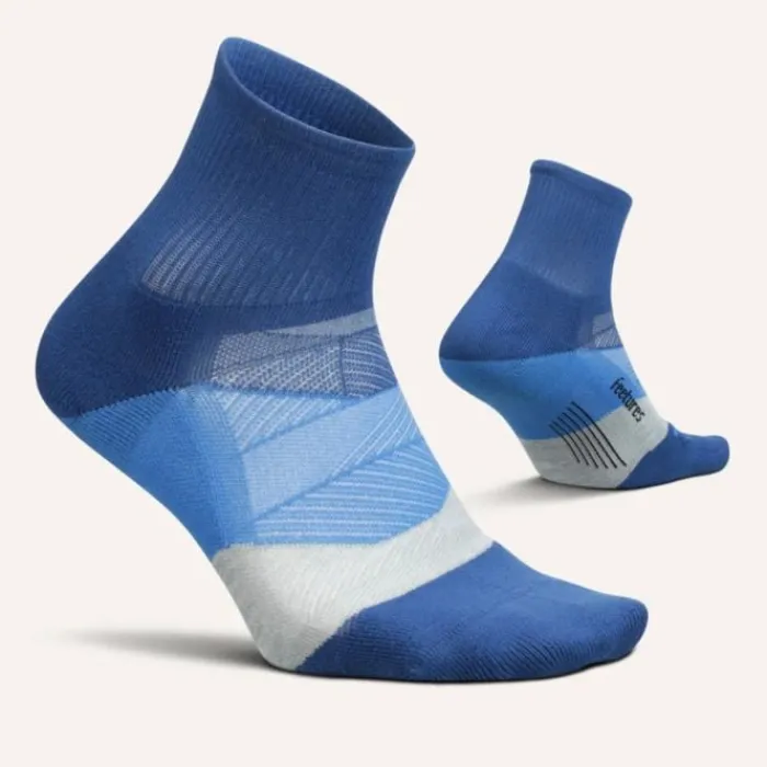 Feetures Socks | Running Socks^Elite Ultra Light Quarter Blue