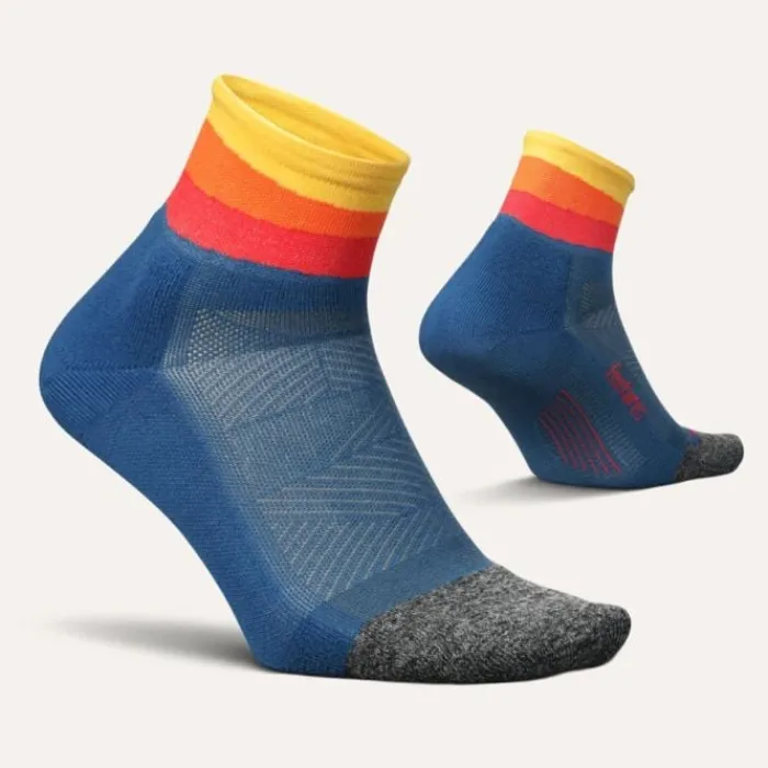 Feetures Socks | Running Socks^Elite Ultra Light Quarter Red