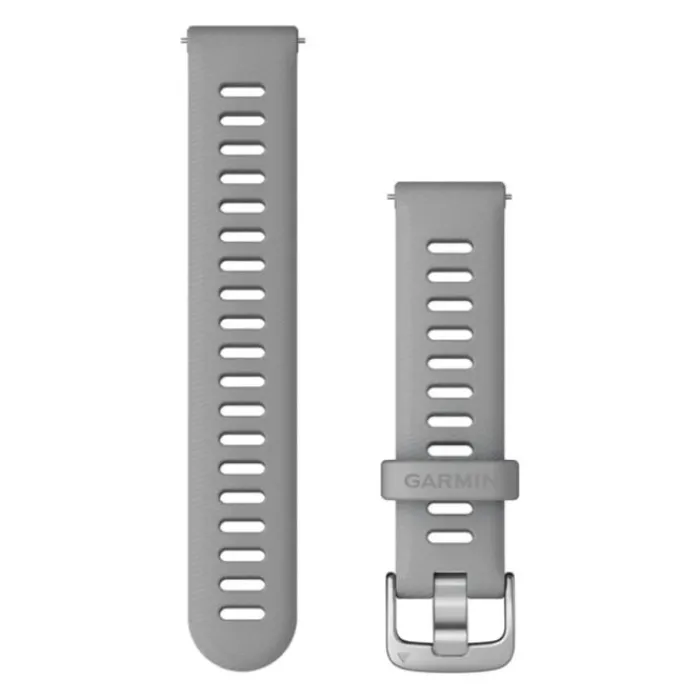 Garmin Watch Straps^Quick Release 18 mm Strap (Silicone) Grey