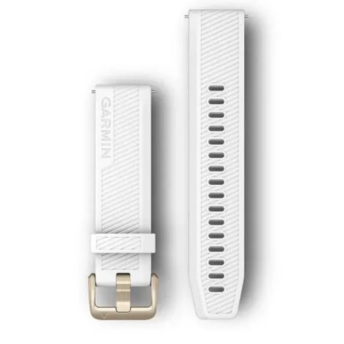 Garmin Watch Straps^Quick Release 20 mm Strap (Silicone) White