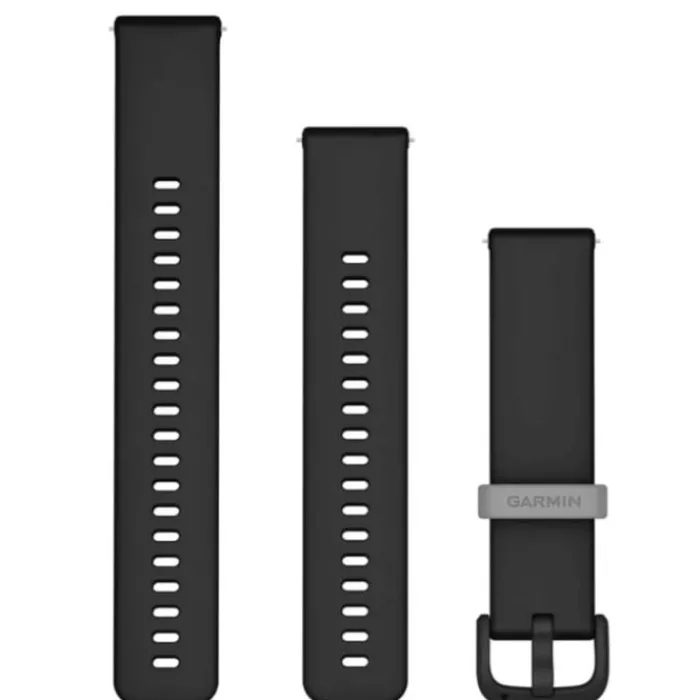 Garmin Watch Straps^Quick Release 20 mm Strap (Silicone) Black
