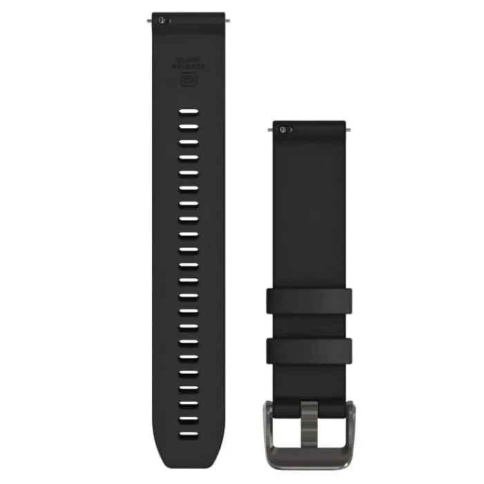 Garmin Watch Straps^Quick Release 20 mm Strap (Silicone) Black