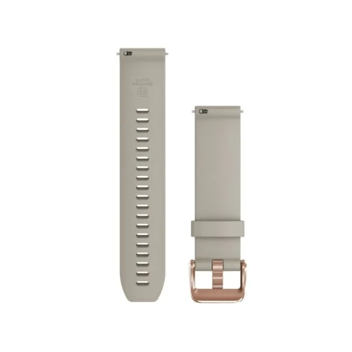 Garmin Watch Straps^Quick Release 20 mm Strap (Silicone) Brown