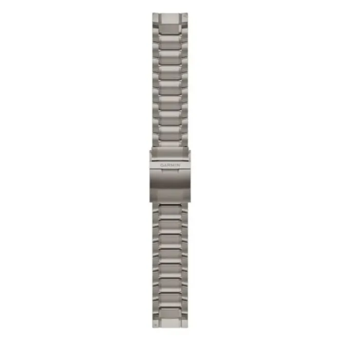 Garmin Watch Straps^QuickFit® 22 Band (Headened Swept-link Titanium Bracelet)