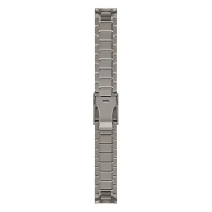 Garmin Watch Straps^QuickFit® 22 Band (Headened Swept-link Titanium Bracelet)