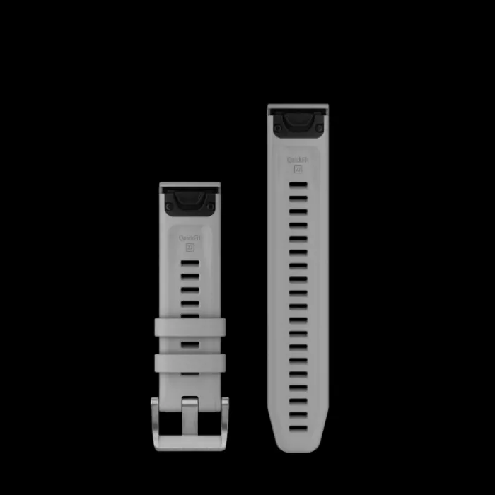 Garmin Watch Straps^QuickFit 22 Strap Large (Silicone) Grey