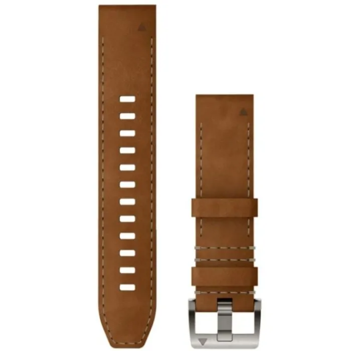 Garmin Watch Straps^QuickFit® 22 Strap (Leather/Hybrid) Brown