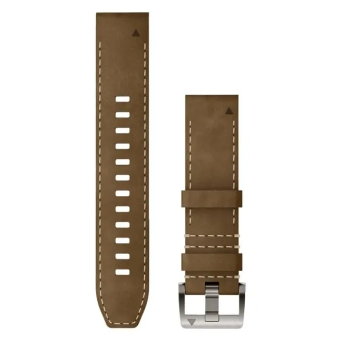 Garmin Watch Straps^QuickFit® 22 Strap (Leather/Hybrid) Brown