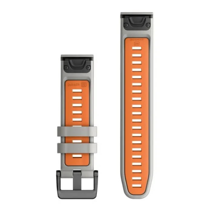 Garmin Watch Straps^QuickFit® 22 Strap (Silicone) Grey