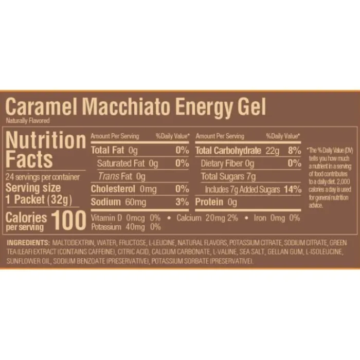 GU Energy Sports Nutrition^Gel Caffeine (Caramel Macchiato)