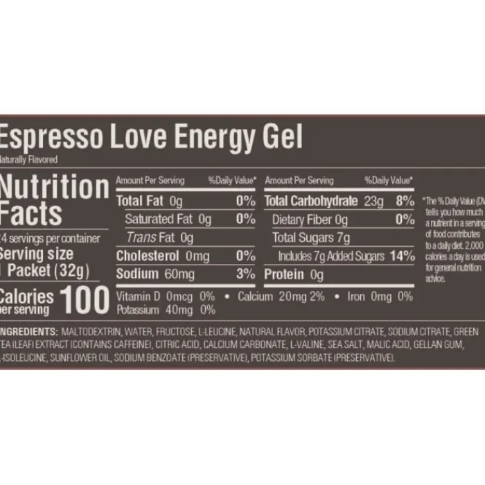 GU Energy Sports Nutrition^Gel Caffeine (Espresso Love)