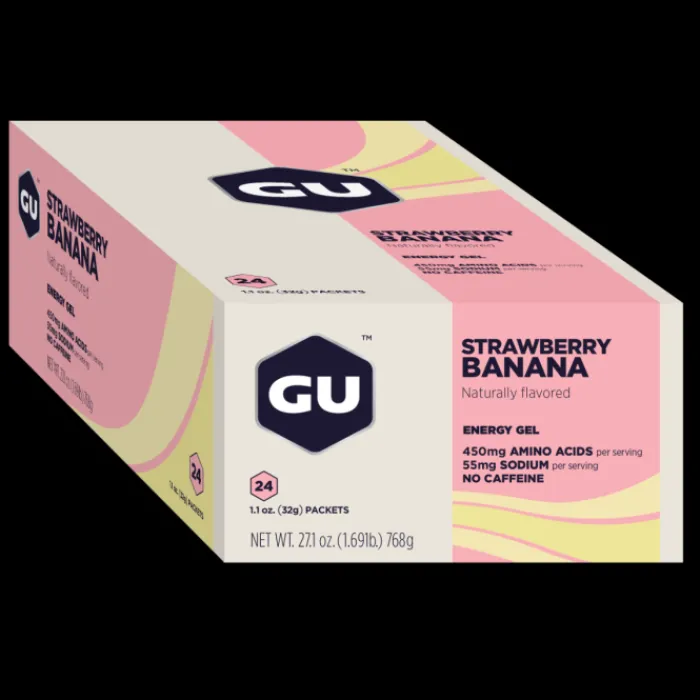 GU Energy Sports Nutrition^Gel 24x32g (Strawberry Banana)