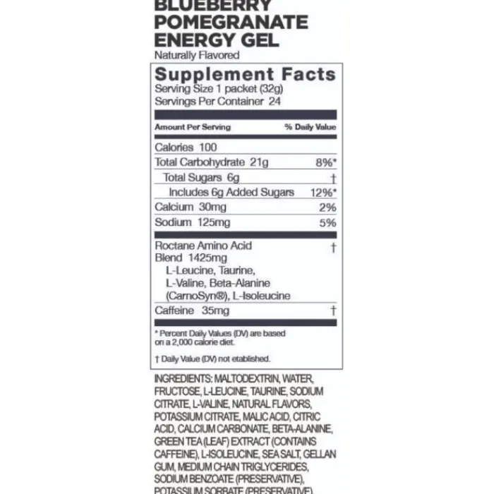 GU Energy Sports Nutrition^Roctane Gel Caffeine (Blueberry Pomegranda)