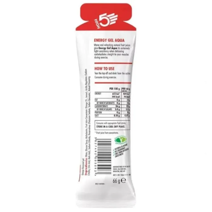 High5 Sports Nutrition^Energy Aqua Gel Orange 66g