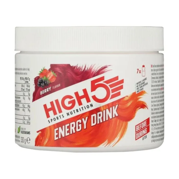 High5 Sports Nutrition^Energy Drink Powder Berry 330g