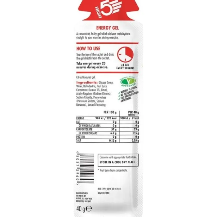 High5 Sports Nutrition^Energy Gel 40g Citrus