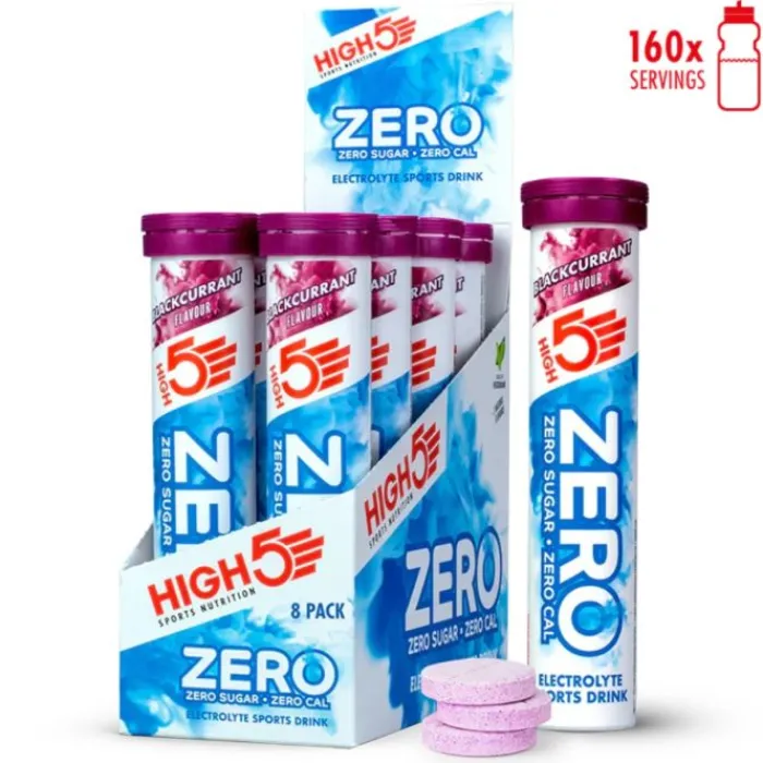 High5 Sports Nutrition^Zero Blackcurrent - Box 8x20 Tabs White