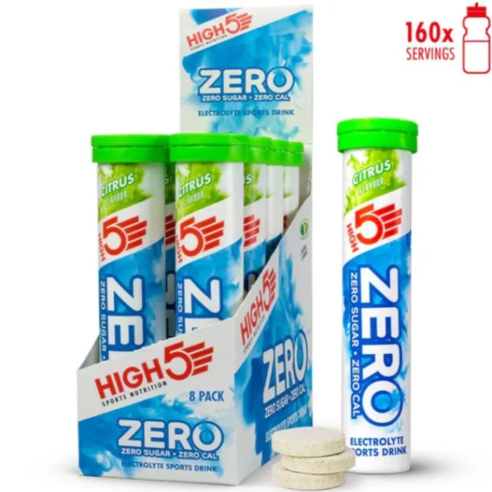 High5 Sports Nutrition^Zero Citrus - Box 8x20 Tabs White