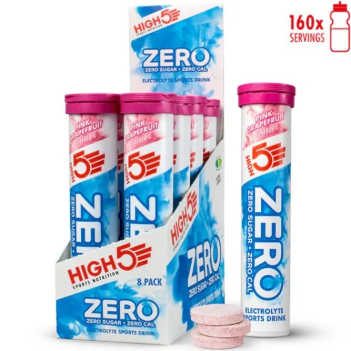 High5 Sports Nutrition^Zero Pink Grapefruit - Box 8x20 Tabs White