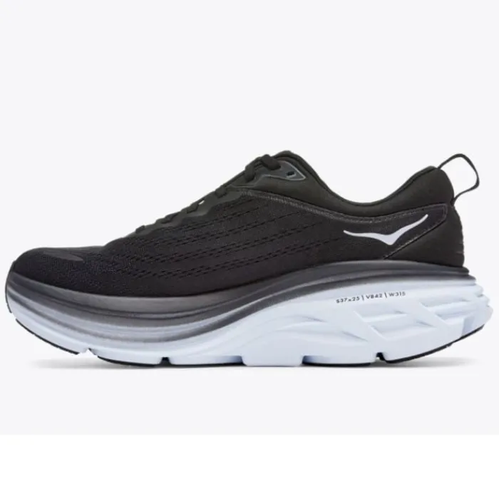 Hoka Wide Running Shoes | Neutral Running Shoes^Bondi 8 Wide Black
